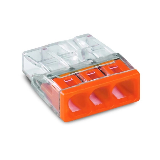 Afbeeldingen van Wago 2273-203 Lasklem 3 draads 0.5mm² > 2.5mm²