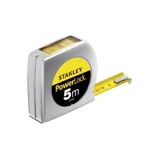 Afbeeldingen van Stanley® Rolbandmaat Powerlock 5m x 19mm met inkijkvenster - 0-33-932