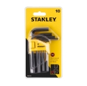 Afbeeldingen van Stanley® stiftsleutelset inbus 10 Dlg 1,5-10mm - 0-69-253