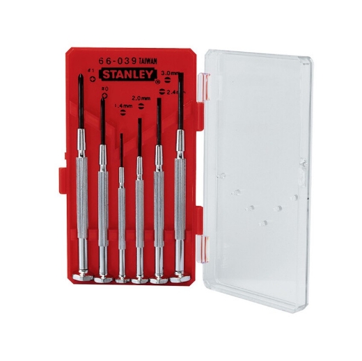 Afbeeldingen van Stanley® 6-delige Horlogemaker schroevendraaierset - 1-66-039