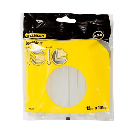 Afbeeldingen van Stanley® Lijmstick Ø11,3mm, lengte 100mm, 24st. - 1-GS20DT