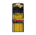 Afbeeldingen van Stanley® centerpunt en drevel set 6Dlg. - 4-18-226