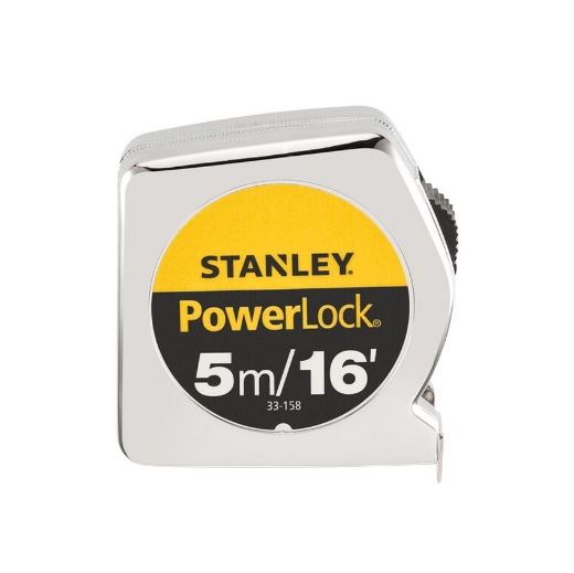 Stanley® Rolbandmaat Powerlock 5m/16inch - 19mm - 0-33-158