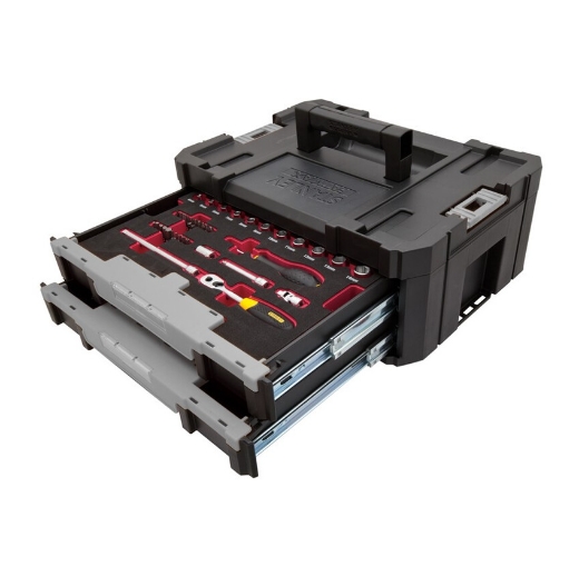 Afbeeldingen van Stanley® FatMax Tstak Insert Doppenset 1/4’’ - FatMax Tstak Insert Doppenset 1/4’’ - 48-delig - FMHT0-74295