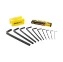 Afbeeldingen van Stanley® Stiftsleutelset 9Dlg Hex Grip - 0-89-904