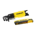 Afbeeldingen van Stanley® Stiftsleutelset 9Dlg Hex Grip - 0-89-904