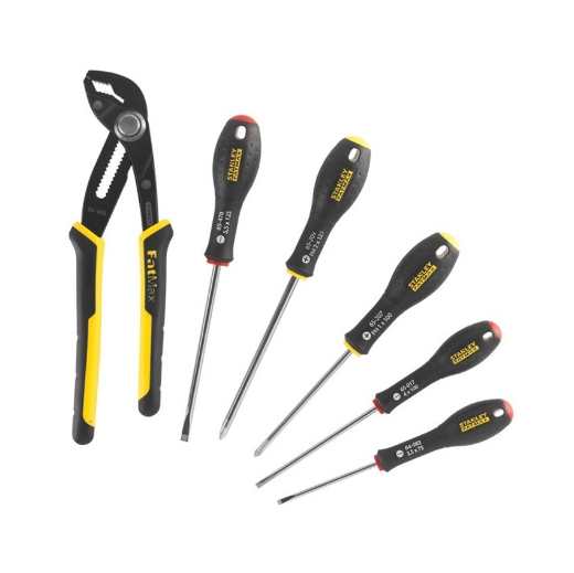 Afbeeldingen van Stanley® FatMax 6-delige Schroevendraaierset met Waterpomptang - FMHT0-62639