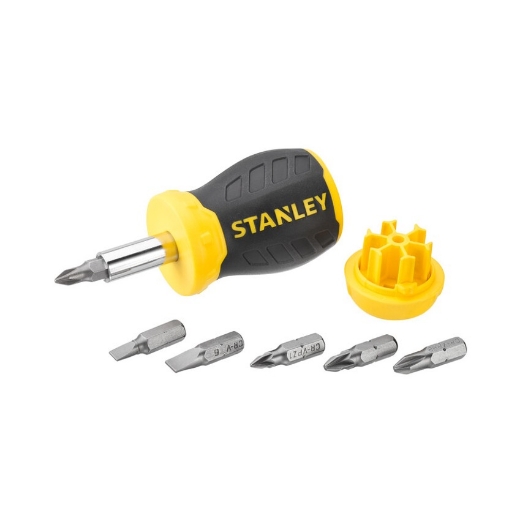 Afbeeldingen van Stanley® Multibit Stubby Schroevendraaier - 0-66-357