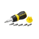 Afbeeldingen van Stanley® Multibit Stubby Schroevendraaier met ratel - 0-66-358