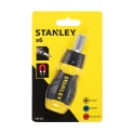 Afbeeldingen van Stanley® Multibit Stubby Schroevendraaier met ratel - 0-66-358