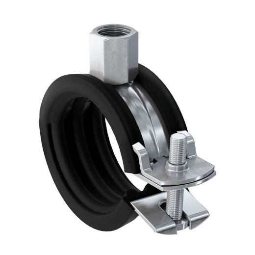 Afbeeldingen van Samontec universeel scharnierende pijpbeugel FGRS 73-80 M8/M10 - 562456