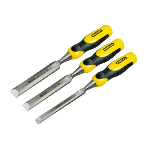 Afbeeldingen van Stanley® Steekbeitelset Dynagrip 3-delig (10,15,20mm) - 2-16-887
