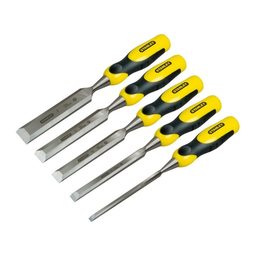 Afbeeldingen van Stanley® Steekbeitelset Dynagrip 5-delig (6,10,15,20,25mm) - 2-16-888
