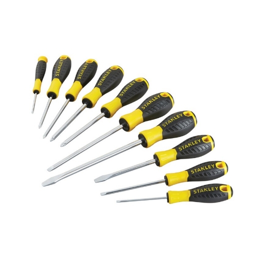 Afbeeldingen van Stanley® Schroevendraaierset Essential 10-delig - STHT0-60211