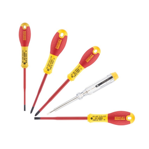 Afbeeldingen van Stanley® FatMax Pro VDE Schroevendraaierset 5-delig - PZ Smalle Tip - XTHT0-62693
