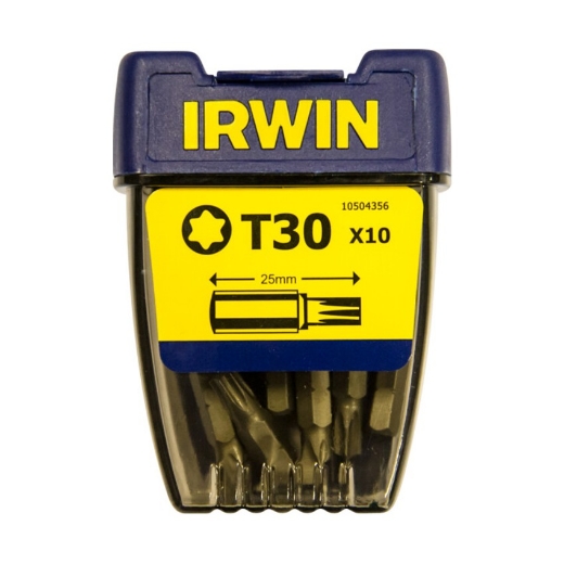 Irwin bits Torx TX30 - 25mm, 10 stuks - 10504356