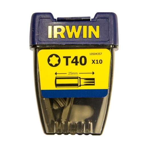 Irwin bits Torx TX40 - 25mm, 10 stuks - 10504357