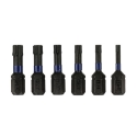 Afbeeldingen van Irwin bitset Impact PRO 25mm 6 delige set, TX10 tot TX30 - IW6061607