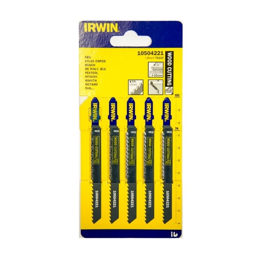 Afbeeldingen van Irwin decoupeerzaag voor hout HCS, 100mm, 8TPI, T111C, standaard - 10504221