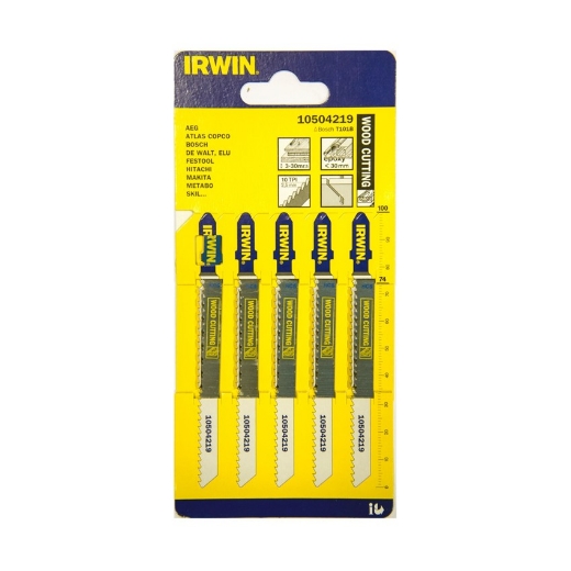 Afbeeldingen van Irwin decoupeerzaag voor hout HCS, 100mm, 10TPI, T101B, taps blad - 10504219