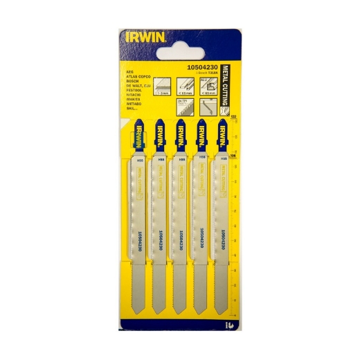 Afbeeldingen van Irwin decoupeerzaag voor metaal HSS, 132mm, 24 TPI, T318A - 10504230