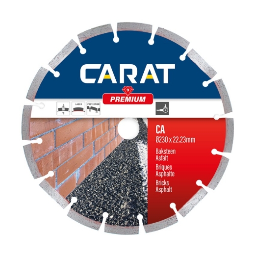 Carat diamantschijf CA premium 115x22.23mm baksteen & asfalt - CA11530000
