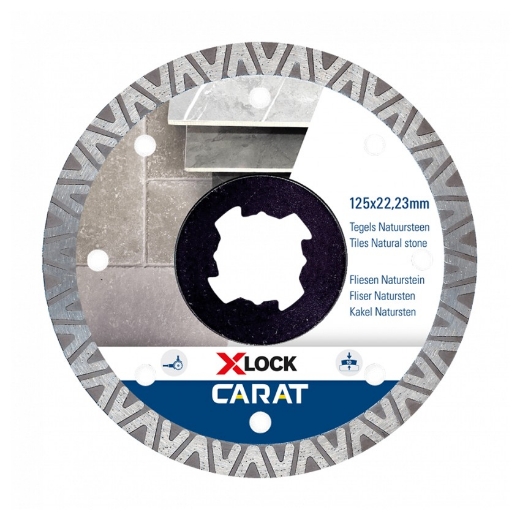 Carat diamantschijf X-lock 125x22.23mm voor tegels & natuursteen - CTXLOCK125