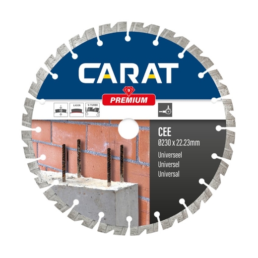 Afbeeldingen van Carat diamantschijf CEE premium 230x22.23mmvoor universeel gebruik - CEE230301F