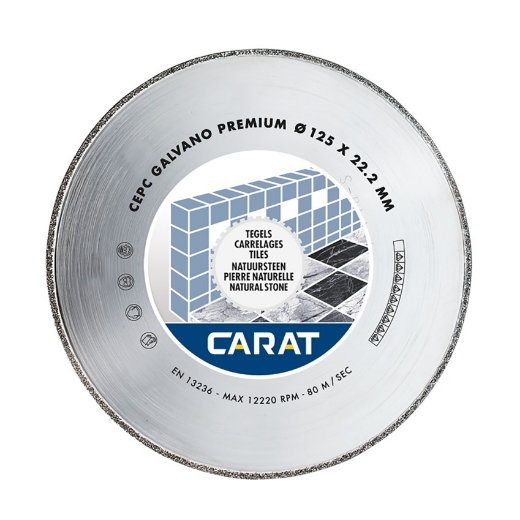 Carat diamantschijf CEPC Galvano premium 100x22.23mm - tegels & harde kunststof - CEPC100300