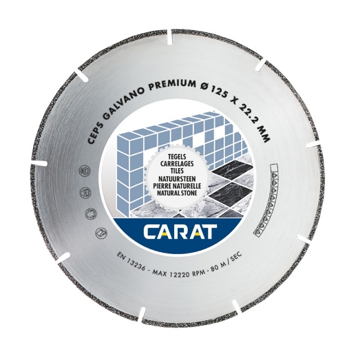 Carat diamantschijf CEPS premium 300x30mm voor tegels & composiet - CEPS300500