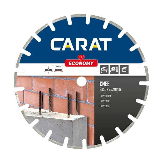 Afbeeldingen van Carat diamantschijf CNEE premium 350x25.4mm - universeel gebruik - CNEE3504D0