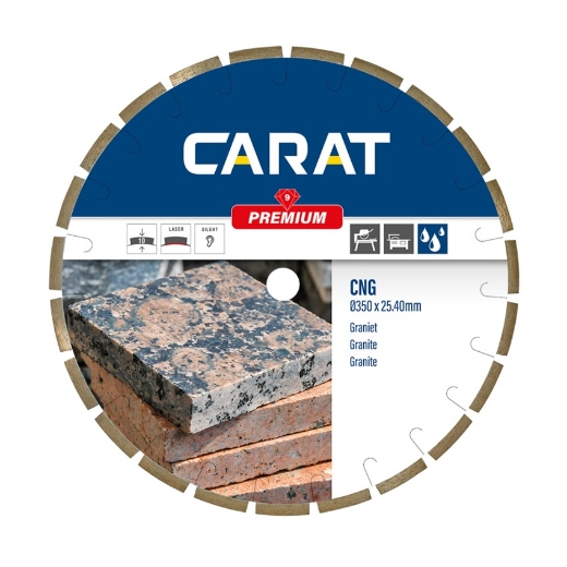 Afbeeldingen van Carat diamantschijf CNG standaard 300x25.4 - graniet - CNG3004000