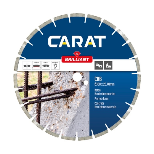 Afbeeldingen van Carat diamantschijf CRB brilliant 350x25.4mm - (gewapend) beton - CRB3504000