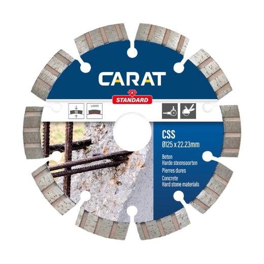 Carat diamantschijf CSS standaard 115x22.23mm voor beton - CSS1153000