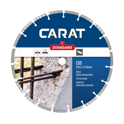 Carat diamantschijf CSS standaard 350x20mm voor beton - CSS3502000