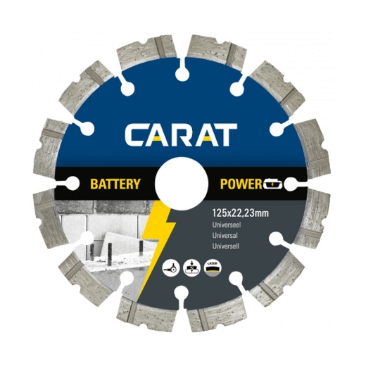 Carat diamantschijf CBP premium battery power 125mmx22.23mm - universeel gebruik - CBP1253000