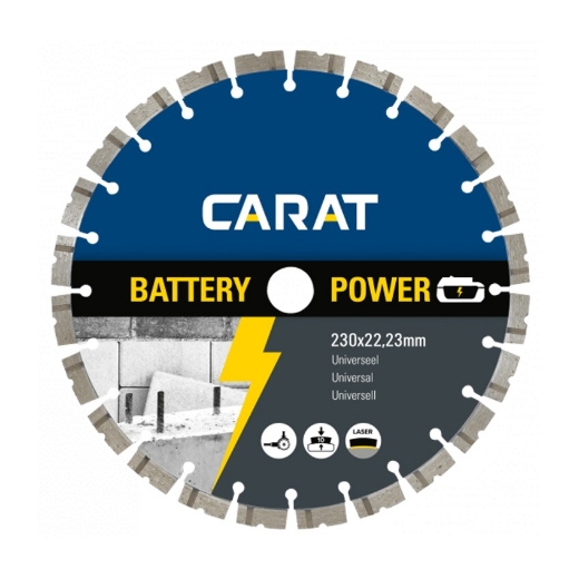 Carat diamantschijf CBP premium battery power 230mmx22.23mm - universeel gebruik - CBP2303000