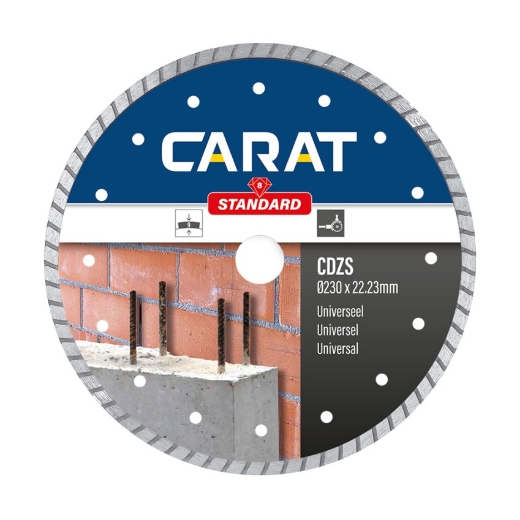 Afbeeldingen van Carat diamantschijf CDZS standaard 230x22.23mm - universeel gebruik - CDZS230300