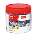 Afbeeldingen van Fischer spreidplug type SX Plus 8x40, met kraag, in ronde pot 80st. - 567920