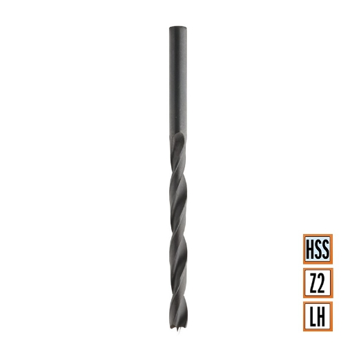Afbeeldingen van CMT Spiraalboor D=6mm I=57mm LT=93mm S=6mm Z2 LH HSS - 516.060.52