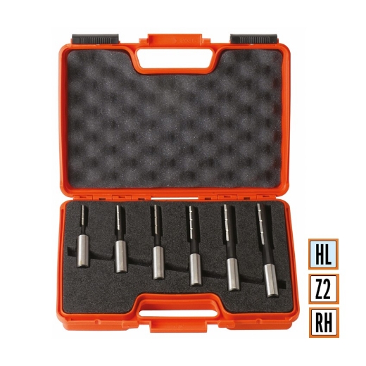 Afbeeldingen van CMT Set van 6 langgatboren S=16x50mm Z2 RH HL - 102.001.00