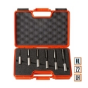 Afbeeldingen van CMT Set van 6 rechte langgatboren L1=50mm S=13mm LH - 172.001.10