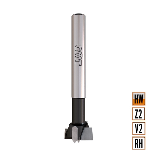 Afbeeldingen van CMT Cilinderkopboor D=14mm LT=90mm S=10x60mm Z2+V2 RH HW - 512.140.11