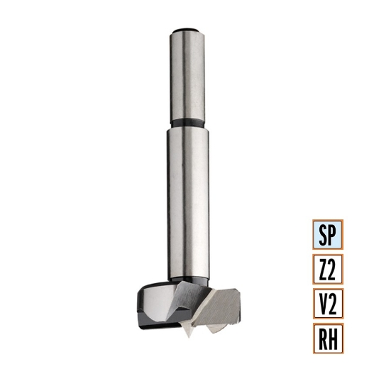 Afbeeldingen van CMT Cilinderkopboor D=20mm LT=90mm S=10x30mm Z2+V2 RH SP - 512.201.31