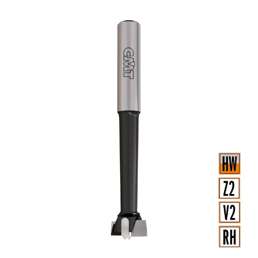 Afbeeldingen van CMT Cilinderkopboor met lange cilinderschacht D=20mm LT=120mm S=16x50mm Z2+V2 RH HW - 514.200.11