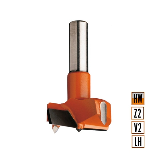 Afbeeldingen van CMT Cilinderkopboor D=45mm LT=57.5mm S=10x26mm Z2+V2 LH HW - 317.450.12
