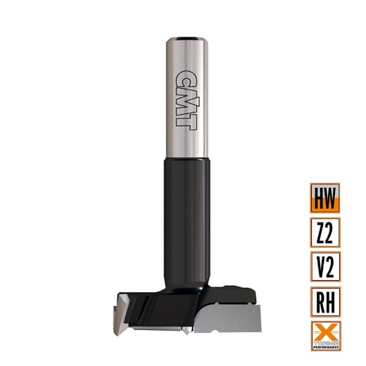 Afbeeldingen van CMT Cilinderkopboor D=35mm LT=70mm S=10x26mm Z2+V2 RH HW - 369.350.41