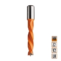 Afbeeldingen van CMT Drevelboor D=5mm I=43mm LT=70mm S=10x20mm Z2+V2 LH HW - 309.050.12