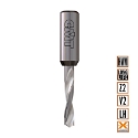 Afbeeldingen van CMT Drevelboor D=4mm I=20mm LT=57.5mm S=10x29mm Z2+V2 LH HWM - 310.040.22