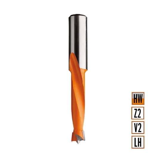 Afbeeldingen van CMT Drevelboor D=4.5mm I=35mm LT=70mm S=10x30mm Z2+V2 LH HW - 311.045.12